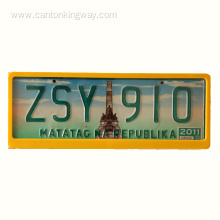 Customed ABS License plate frame